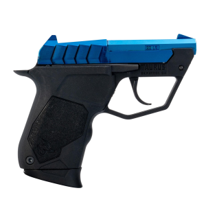 Taurus 122TUC13BL 22TUC  Micro-Compact Frame 22 LR 9+1 2.50 Polished Blue PVD Steel Tip-Up Barrel, Blue PVD Serrated Stainless Steel Slide, Black Polymer Frame, Black Polymer Grip