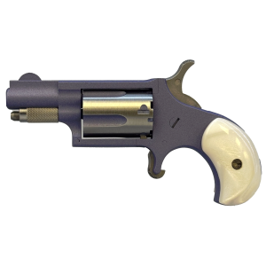 North American Arms 22LRORCHID Mini-Revolver  22 LR 5 Shot 1.13 Orchid Cerakote Stainless Steel Barrel & Frame, Orchid/Stainless Cylinder, White Pearlite Grip, Stainless Exposed Hammer