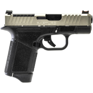 Gforce Arms GF932512GN Rapture  Sub-Compact Frame 9mm Luger 12+1 3.25 Black Steel Barrel, Nickel Optic Cut/Serrated Steel Slide, Gray Cerakote Polymer Frame