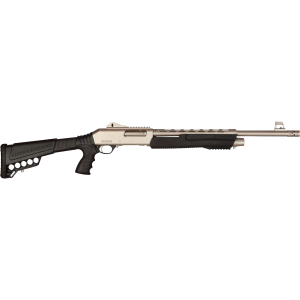 Dickinson Marine Commando Pump Action 12 GAUGE Shotgun - 18.5" - Silver