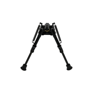 Harris Swivel SBR MLOK Bipod 6-9" Black Steel Aluminum Rubber Feet