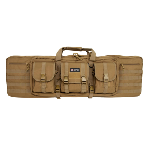 GPS Bags 600D Polyester Lockable Double Rifle Case - Flat Dark Earth DRC42FDE