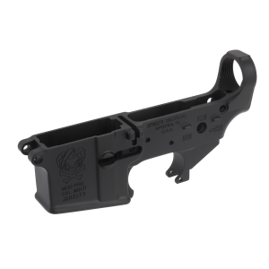Spikes Tactical AR-15 Lower Receiver - Pipe Hitters Union Logo - Stripped Lower
