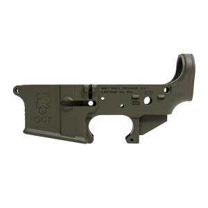 Grey Ghost Precision Cornerstone AR-15 Lower Receiver - Stripped Lower - OD Green