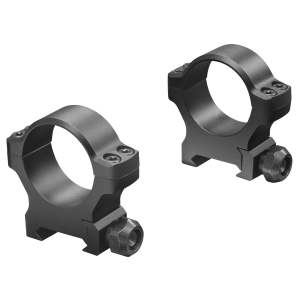 Leupold BackCountry 34mm High 7075 T6 Aluminum 2-Piece Cross-Slot Ring, Matte Black - 175122