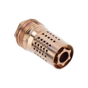 Q Rear End Cherry Bomb, 7.62mm, 5/8x24, 90-Degree Shoulder, Muzzle Brake