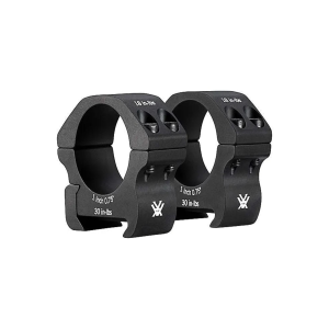 Vortex Pro Series 1 inch Riflescope Rings Weaver/Picatinny Low Height 0.75 inch Black PR1-L