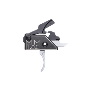 MIMTAC Drastic AR-15 Drop-In Single Stage Trigger - 3.5lb - Silver - Curved