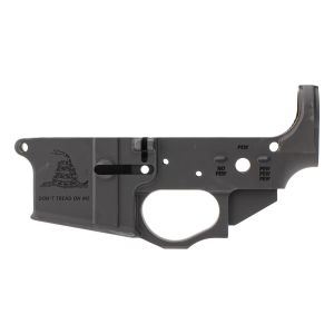 Spikes Tactical AR-15 Lower Receiver - Gadsen Logo - Stripped Lower - BLEM
