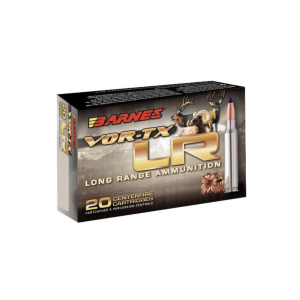Barnes VOR-TX Long Range 6mm Creedmoor Ammo 95 Grain Barnes Long Range X (LRX) Polymer Tip Lead Free Box of 20