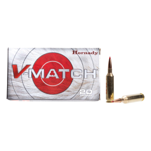 V-Match(R) 22 Creedmoor Eld-Vt(R) Polymer Tip Rifle Ammo - V-Match 22 Creedmoor 69gr Eld-Vt Polymer Tipped 20/Box