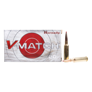 V-Match(R) 25 Creedmoor Eld-Vt(R) Polymer Tipped Rifle Ammo - V-Match 25 Creedmoor 95gr Eld-Vt Polymer Tipped 20/Box