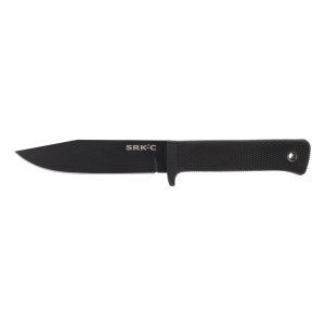 Cold Steel SRK Compact, Fixed Blade Knife, SK-5 with Black Tuff-Ex Finish, Plain Edge, 5" Blade