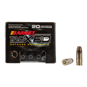 Personal & Home Defense 9mm Luger +p Ammo - Tac-Xpd 9mm Luger +p 115gr Tac-Xp Hollow Point 20/Box