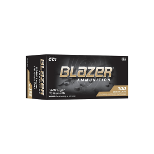Blazer Brass 9mm Luger Handgun Ammo - Blazer Brass 9mm Luger 115gr Fmj 1145 Fps 100/Box