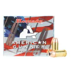 Made in the USA with premium components, the Hornady American Gunner XTP Pistol Ammunition combines generations of ballistics know-how with modern technology. The result is a high-performance round that is ideal for personal defense and hunting applicatio