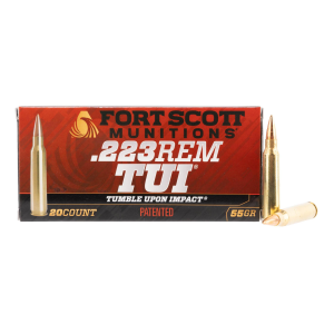 Fort Scott Munitions Tumble Upon Impact .223 Remington 55 gr Ammo SCS - 20rds - 223055SCV