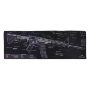 TekMat AR-15 3D Cutaway Gun Cleaning Mat, 36" W x 12" H x 0.125" T, Multi-Color - R36-AR15-CA