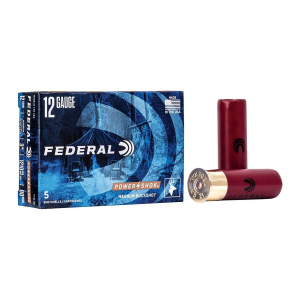 Federal 12ga 3" Magnum 15 Pellets 00 Buck Power-Shok Shotshell Ammunition 5rds - F131 00