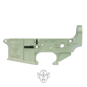 Geissele Automatics Super Duty AR-15 Lower Receiver - Stripped Lower - 40MM Green - BLEMULA