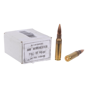 Prvi Partizan Rangemaster .308 Win 145gr Full Metal Jacket Ammo - Box of 20