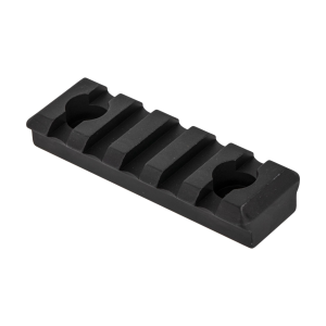 TIMBER CREEK OUTDOOR INC M5SPRBL M-Lok Picatinny Rail  AR-Platform 5-Slot Black Hardcoat Anodized