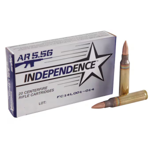 Independence XM193 5.56 NATO 55gr FMJ - Box of 20