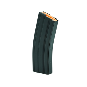 ASC 5.56/.223 AR-15 Aluminum 30 Round Magazine, Black Marlube, Orange Follower  - 30-223-AL-BM-O-ASC