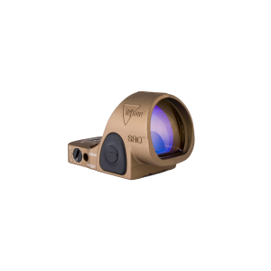 Trijicon SRO Pistol Red Dot Sight - 1 MOA - Green Reticle - Coyote Brown