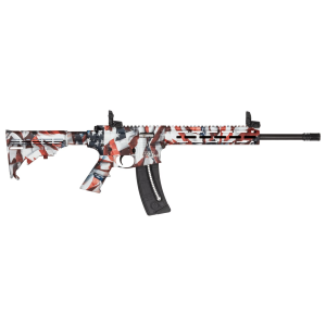 Smith & Wesson M&P15-22 Sport 22LR AR-15 Rimfire Rifle - 16.5" - American Flag - 1x 25rd Mag