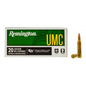 Remington 223 55gr Full Metal Jacket Ammo - Box of 20