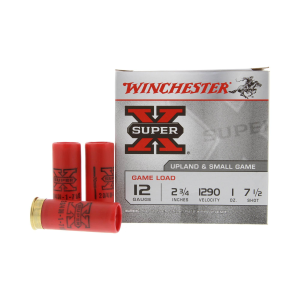 Winchester Super-X Game Load 12 Gauge 2.75" 1oz #7.5 Shot Ammo - Box of 25
