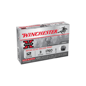 Winchester Super-X 12 Gauge 3" 1oz Rifled Slug HP Ammo - Box of 15