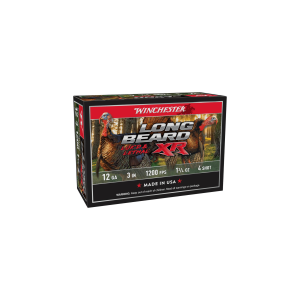 Winchester Long Beard XR 12 Gauge 3" 1 3/4oz 4 Shot Ammo - Box of 10