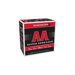 Winchester AA Super Spreader 12 Gauge 2.75" 1 1/8oz 8 Shot Ammo - Box of 25