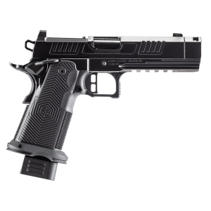 Alpha Foxtrot Romulus MOS Optic Ready 9mm 2011 Pistol with Compensated Threaded Barrel - 4.25" - Polished Black - 1x 17rd, 1x 20rd Mags