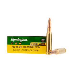 Remington Core-Lokt Pointed Soft Point Ammo - Box of 20