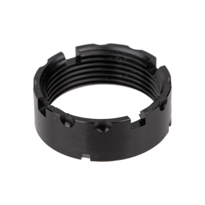 Forward Controls Design CN5F Billet Castle Nut for A5 Receiver Extensions - Black
