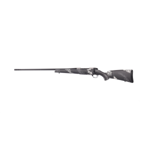 Weatherby Mark V Backcountry Ti 2.0 Left Hand Bolt Action Rifle 6.5 Creedmoor - 22" - Black - Grey/White Carbon Fiber Camo