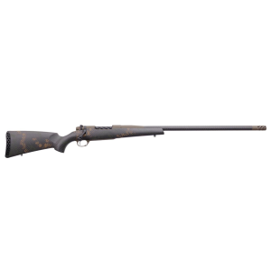 Weatherby Mark V Backcountry Carbon Bolt Action Rifle 6.5 Creedmoor - 22" - Brown - Carbon Fiber w/Green & Brown