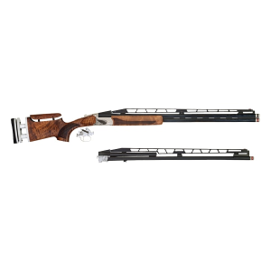 TriStar 35420 TT-15A Deluxe Double Combo 12 Gauge 32 34 1/2 3 Silver Adjustable Stock Walnut Right Hand