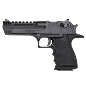Magnum Research Light-Weight Desert Eagle L5 .44 Mag Pistol w/ Integral Muzzle Brake, Black Aluminum - DE44L5IMB