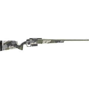Springfield Armory Waypoint Bolt Action Rifle 6.5 PRC - 24" Fluted Stainless Steel - Mil-Spec Green - Evergreen Carbon Fiber Stock