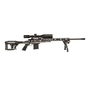 Howa M1500 APC American Flag Bolt Action Rifle With Scope 6.5 Creedmoor - 24" Carbon Fiber Barrel - Grey Flag - MDT