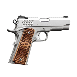 Kimber Stainless Pro Raptor Ii 45 Auto (acp) 4in Stainless/wood - 8+1 Rounds - Raptor Pistols Take Their Name From A Combination Of Aggressive Slide And Frame Serrations, Feathered Logo Grips And Special Scaled Texturing Accents. While This Patented.