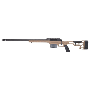 Savage Arms 110 Precision Left Hand Bolt Action Rifle 308 Win - 20" - Matte Black - MDT LSS XL Chassis FDE