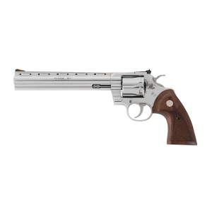 Colt Python 357 Magnum DA/SA Revolver - Stainless Steel - 6rd - 8" - Colt