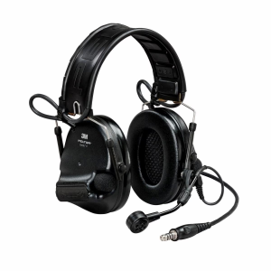 3M Peltor MT20H682FB-47N SVS SwatTac VI NIB Headset - Single DL - Black - Headband & ARC - 3M Peltor