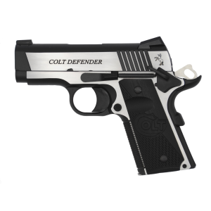 Colt Combat Elite Defender Handgun 9mm - 3.0" - Two-Tone PVD Finish (SS/BLK) - Colt
