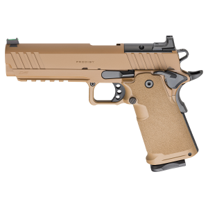 1911 Ds Prodigy Aos 9mm Luger Semi-Auto Handgun - 1911 Ds Prodigy 9mm Luger 5'''' Bbl (2)10rd Mags Coyote